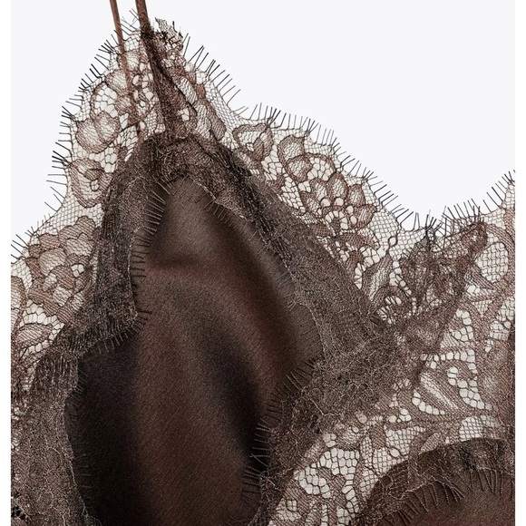 NWT ZARA ZW COLLECTION ASYMMETRIC LACE DRESS - Picture 14 of 14